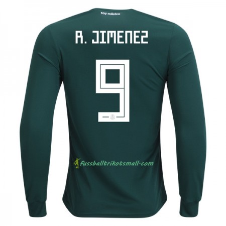 Fußballtrikots Mexiko R.Jimenez 9 WM 2018 Langarm Heimtrikotsatz kaufen